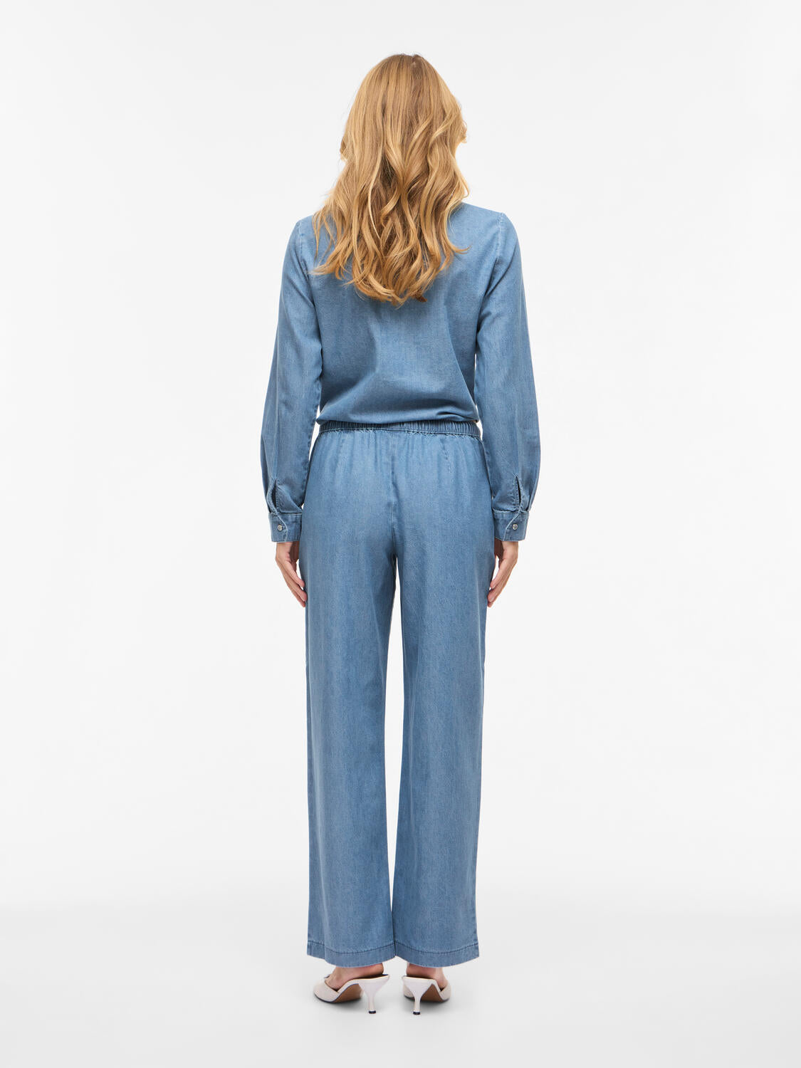 Viconga String bukser - Light Blue Denim